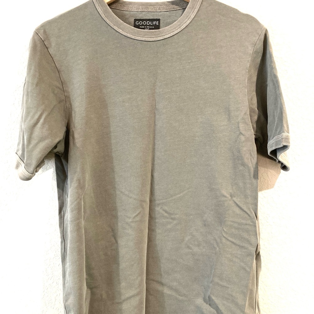 Goodlife Men's Classic Olive Green Tee, size small
